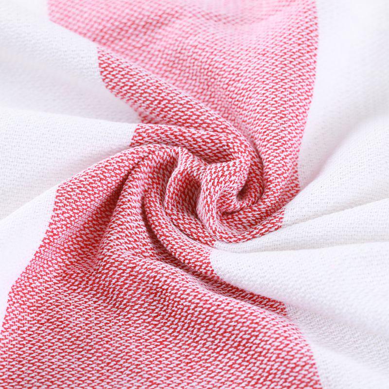 Рушник пештемаль Lovely Svi бавовна XХL 100x180 см Red/Blue Stripes (9032025) - фото 3