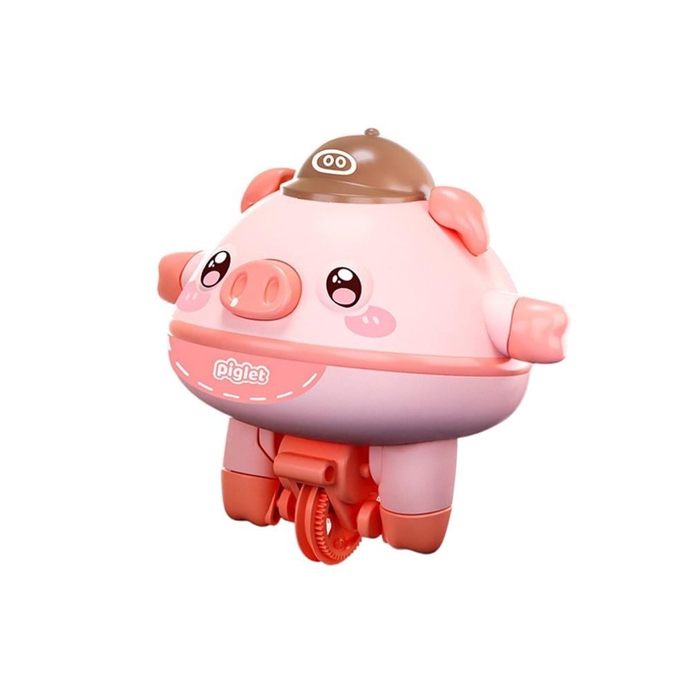 Игрушка-гироскоп свинка балансирует на одном колесе Розовый (NR0237_1)