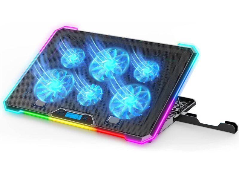 Підставка для ноутбука Ice Coorel K15 RGB 15-17,3" - фото 9