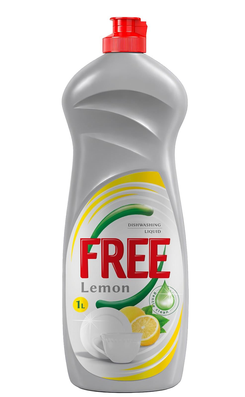 Гель для миття посуду FREE Лимон 1 л (hx-47213)