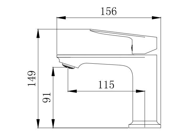 Смеситель для умывальника Venta BF125MC однорычажный в ванну латунь врезной Хром - фото 4 Смеситель для умывальника Venta BF125MC однорычажный в ванну латунь врезной Хром - фото 4