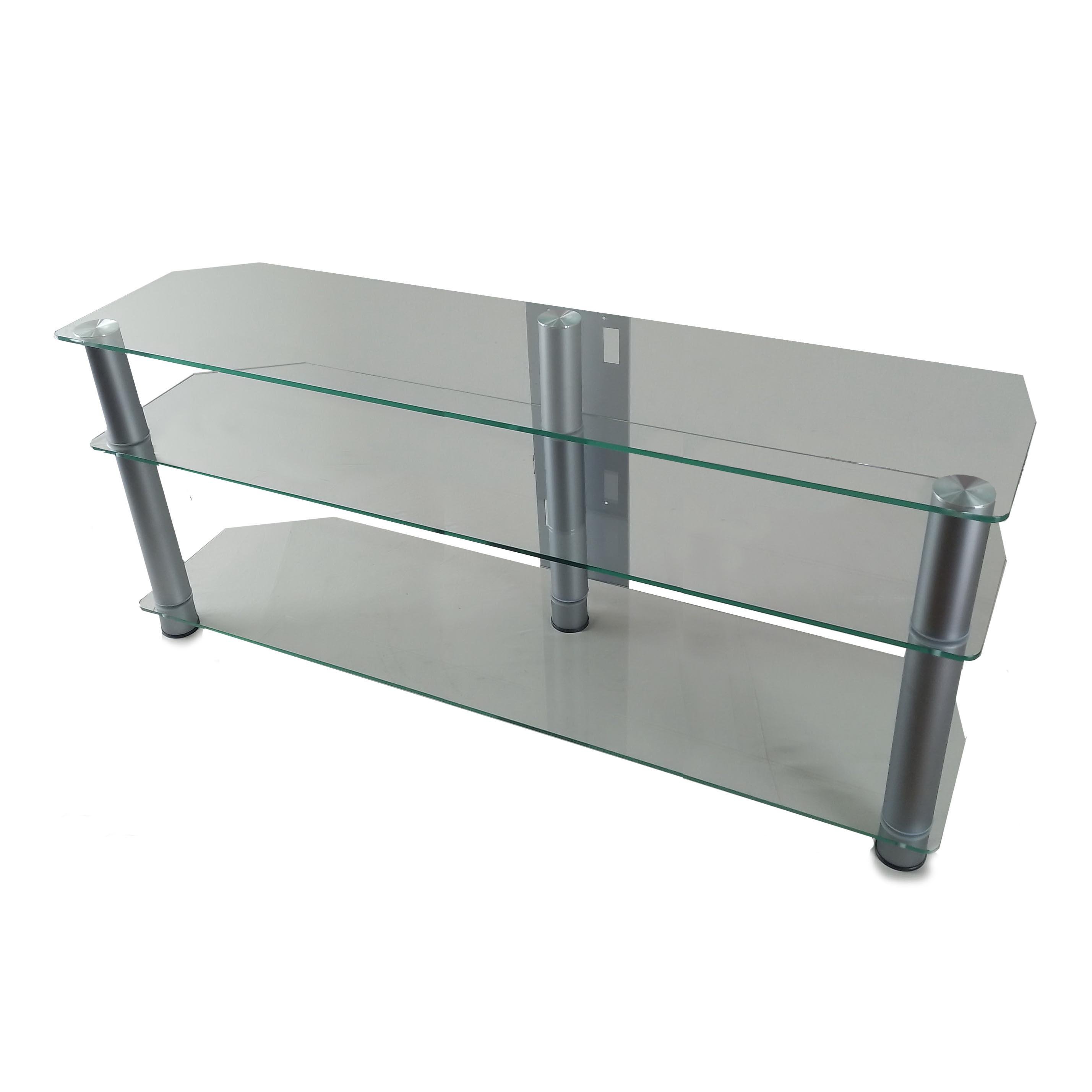 Тумба під телевізор Commus Меридіан MX clear Alm 20-60" 1250х350х575 мм Прозорий/Алюміній (633320129) Тумба під телевізор Commus Меридіан MX clear Alm 20-60" 1250х350х575 мм Прозорий/Алюміній (633320129)