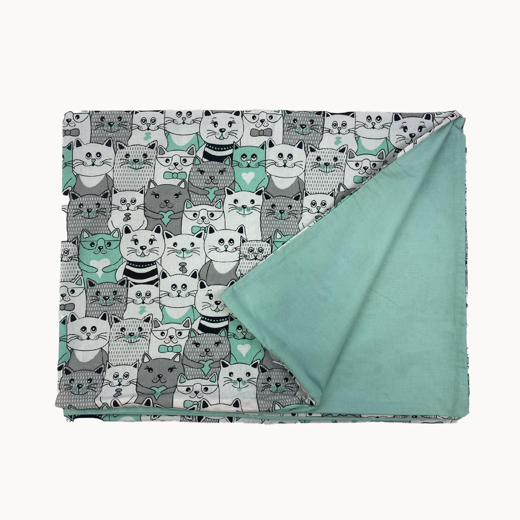 Пододеяльник хлопок Котики в кино 100х150 см (SH-15020-C-TXDCCO-UA-01)