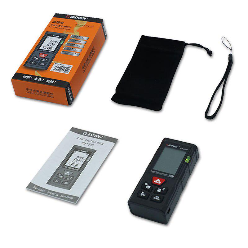 Лазерний далекомір Sndway SW-MS50 до 50 м площа/об'єм - фото 6 Лазерний далекомір Sndway SW-MS50 до 50 м площа/об'єм - фото 6