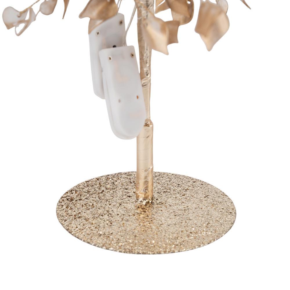 Дерево декоративное с подсветкой Золотой шепот 89 см - фото 4 Дерево декоративное с подсветкой Золотой шепот 89 см - фото 4