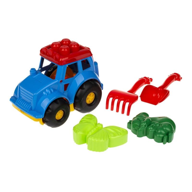Песочный набор Colorplast 0213 Трактор Синий Песочный набор Colorplast 0213 Трактор Синий