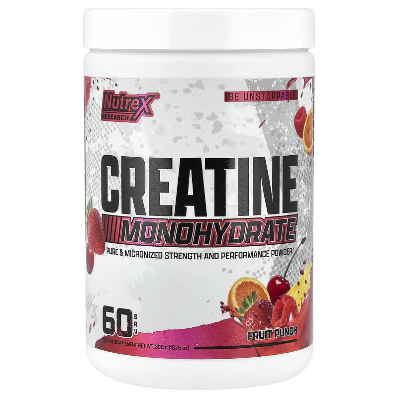 Креатин моногидрат Nutrex Creatine Monohydrate Fruit Punch 390 г