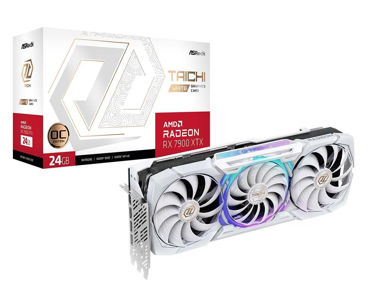 Відеокарта ASRock Radeon RX 7900 XTX Taichi White OC 24GB GDDR6 (RX7900XTX TCW 24GO) Відеокарта ASRock Radeon RX 7900 XTX Taichi White OC 24GB GDDR6 (RX7900XTX TCW 24GO)