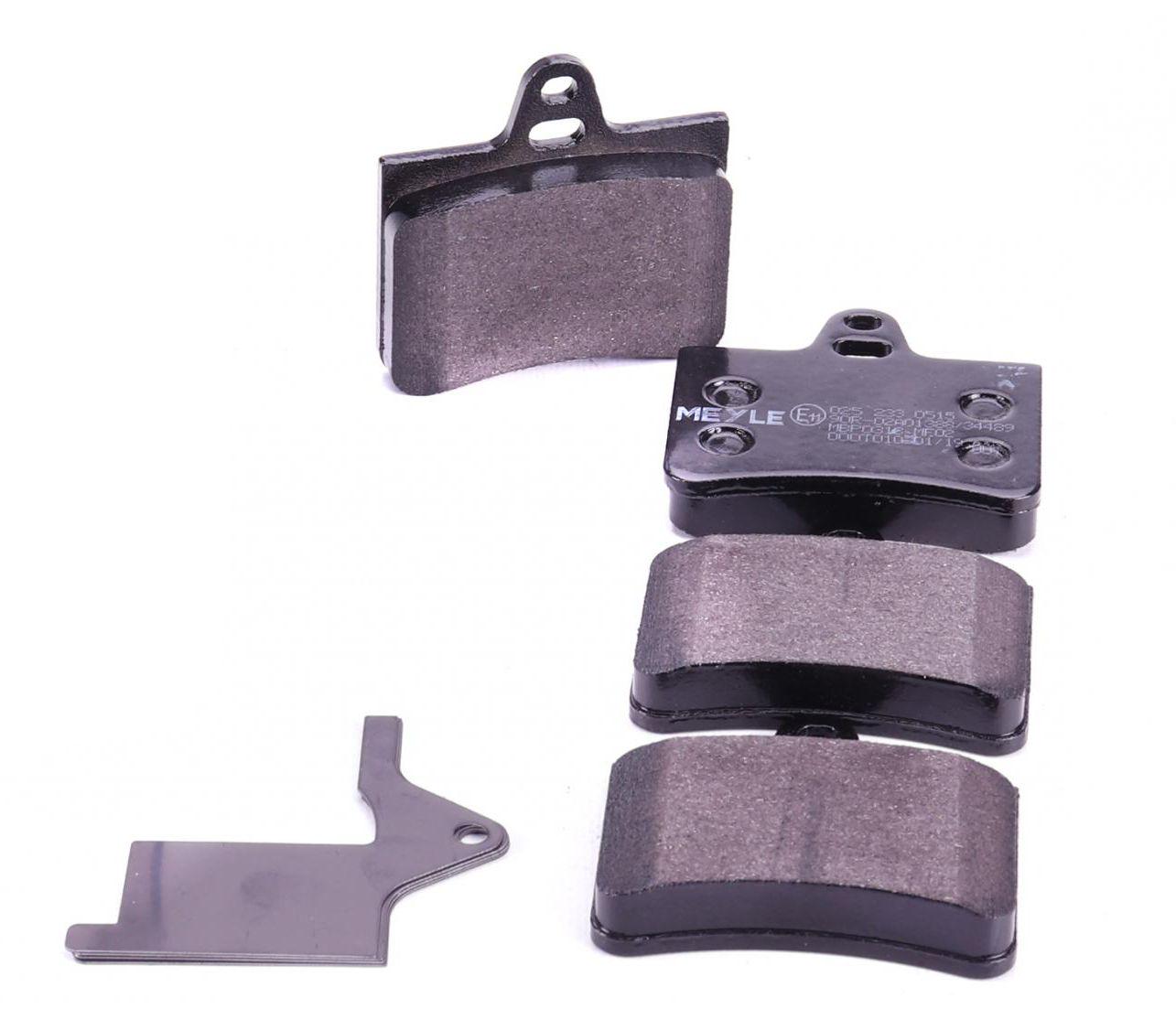 Колодки тормозные задние Meyle Citroen C5 01- (025 233 0515)