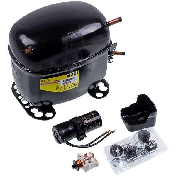 Компрессор для холодильника SECOP DANFOSS SC12CL R404а/R507а 490W с пусковым реле BN221 (00000040715)