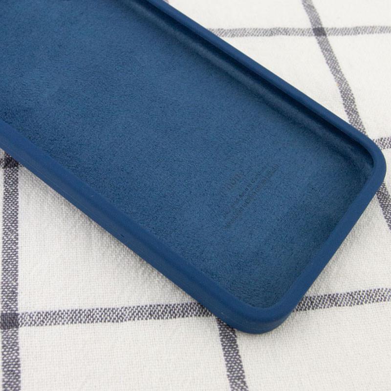 Противоударный чехол Silicone Case Square Full Camera Protective (AA) для Apple iPhone 6/6s (4.7") Синий / Navy blue - фото 3