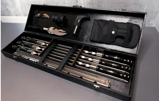 Набор шашлычный Grills l на 6 персон Черный