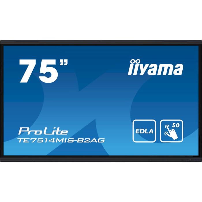 Дисплей інтерактивний сенсорний Iiyama ProLite TE7514MIS-B2AG Black (30359865)