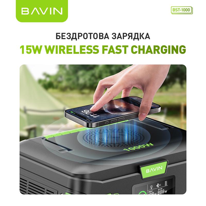 Зарядное устройство для BAVIN BST-1000 1000 Вт 808 Вт/ч Black/Green (BST-1000-BGR) - фото 6