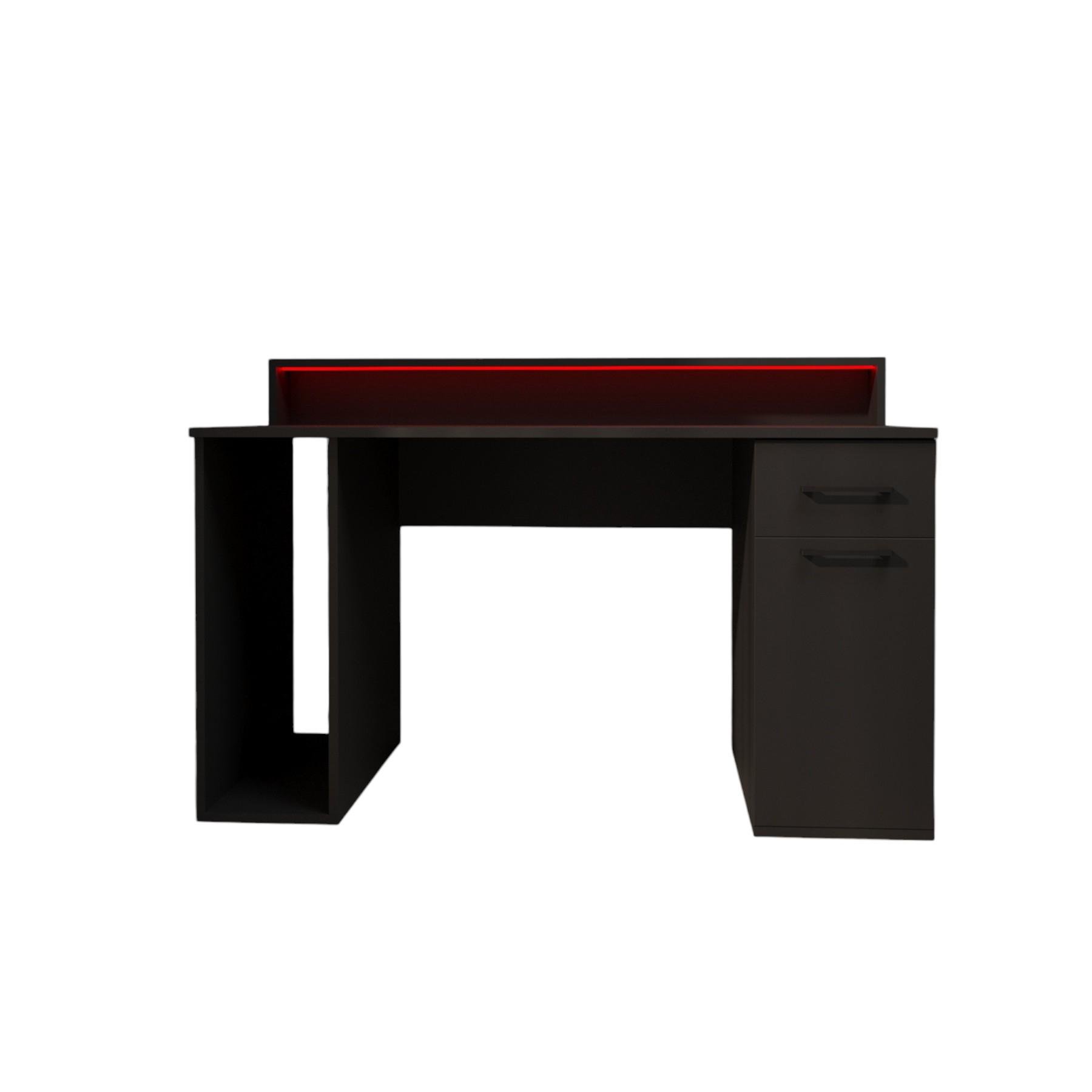 Компьютерный стол Mebellini Комбо MODERN 1550х710/860х600 мм Черный (арт.SKEP1000-074) - фото 4 Компьютерный стол Mebellini Комбо MODERN 1550х710/860х600 мм Черный (арт.SKEP1000-074) - фото 4