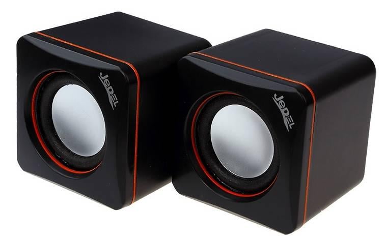 Колонки Jedel JD-CK4 USB/3,5 мм 2х3W 90Hz- 20KHz з регулятором гучності Black (40475)
