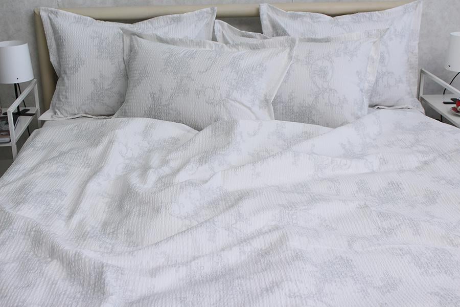 Комплект постільної білизни Ranforce Gofre RG-12 євро (29-77-RG emax-12)