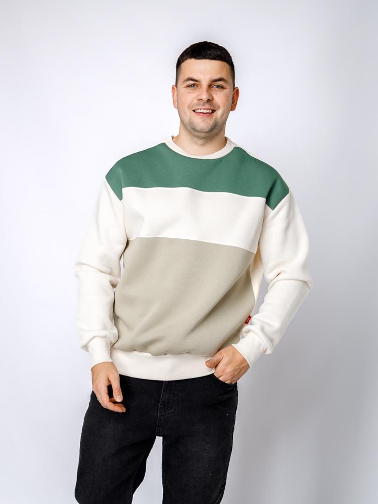 Світшот чоловічий ЦБ-00236352 р. 46 Білий (SKT000952098) Світшот чоловічий ЦБ-00236352 р. 46 Білий (SKT000952098)