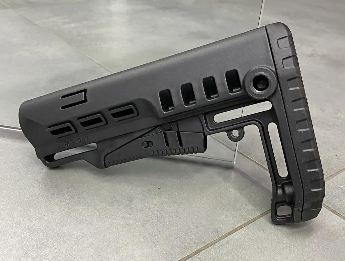 Приклад DLG Tactical TBS DLG-087 для гвинтівок з трубкою Mil-Spec Чорний (241778) - фото 2 Приклад DLG Tactical TBS DLG-087 для гвинтівок з трубкою Mil-Spec Чорний (241778) - фото 2