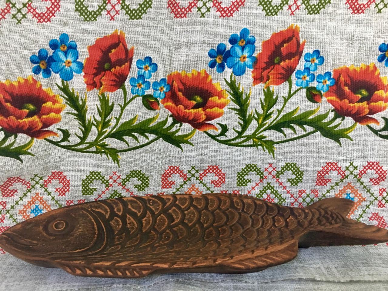 Селедочница глиняная Рыбка 32 см (583644219) - фото 6 Селедочница глиняная Рыбка 32 см (583644219) - фото 6