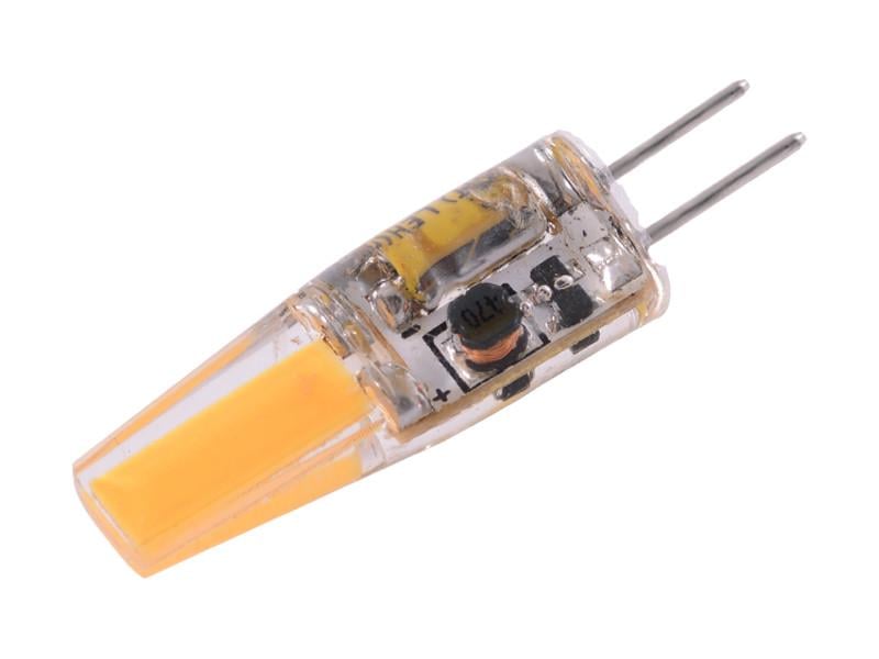 Светодиодная лампа G4 силикон COB 3.5Вт 3000К 330Лм 12В Светодиодная лампа G4 силикон COB 3.5Вт 3000К 330Лм 12В