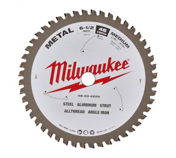 Пильный диск Milwaukee по металлу 165x16x1,6 48Z (48404220)
