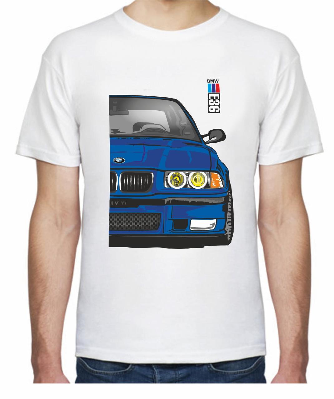 Футболка мужская Avtolife BMW E36 MotorSport F 605536 XXL Белый (2494944174)