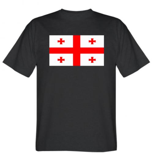 Футболка мужская Грузия 3XL Черный (144788-2-9332-XXXL)