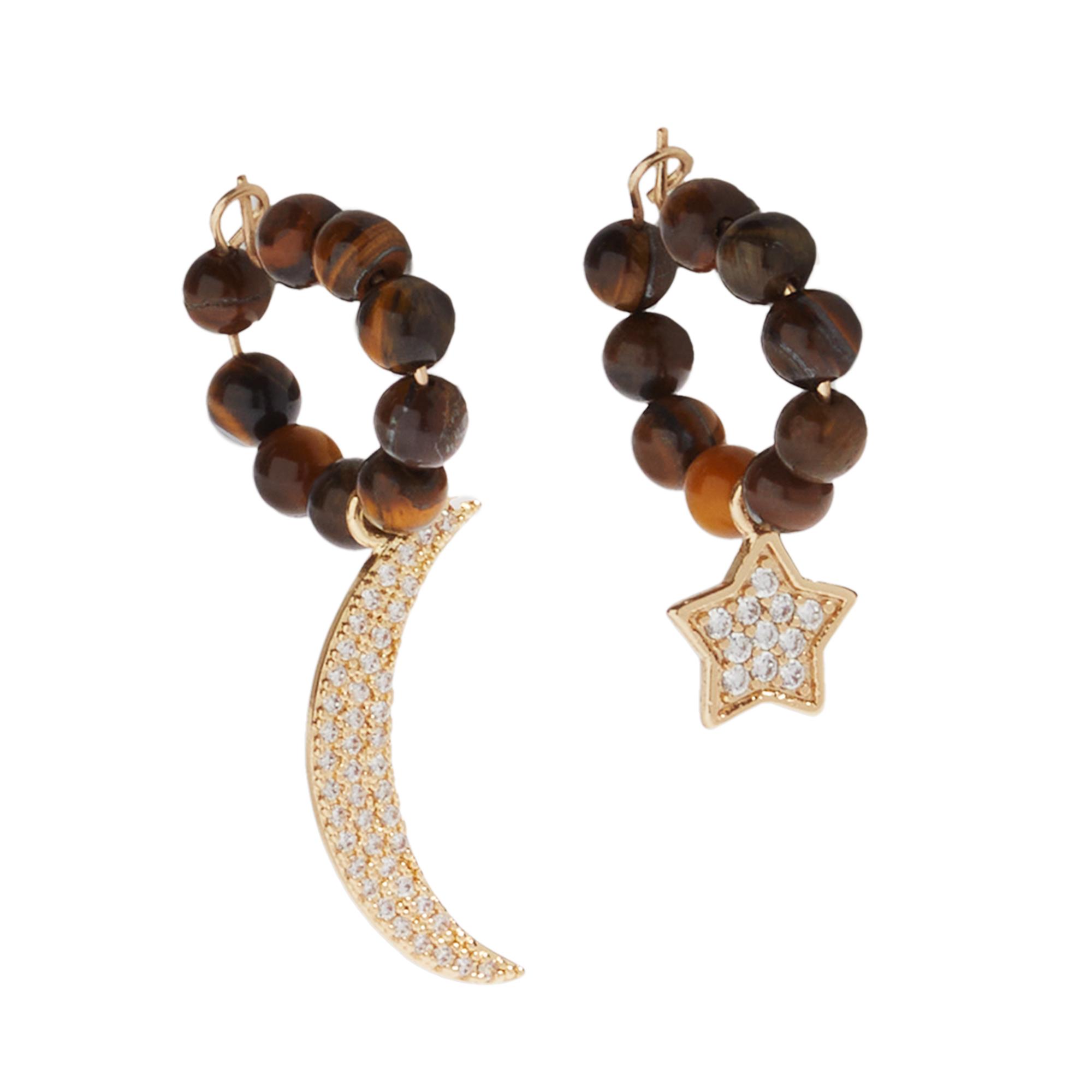 Женские серьги Parfois 193537 ONE Золотой