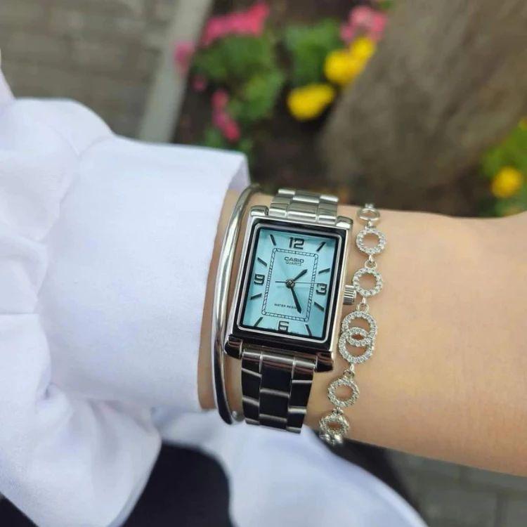 Наручные часы женские Casio LTP-1234DD-2A tiffany CARTIER (2546975090) - фото 4