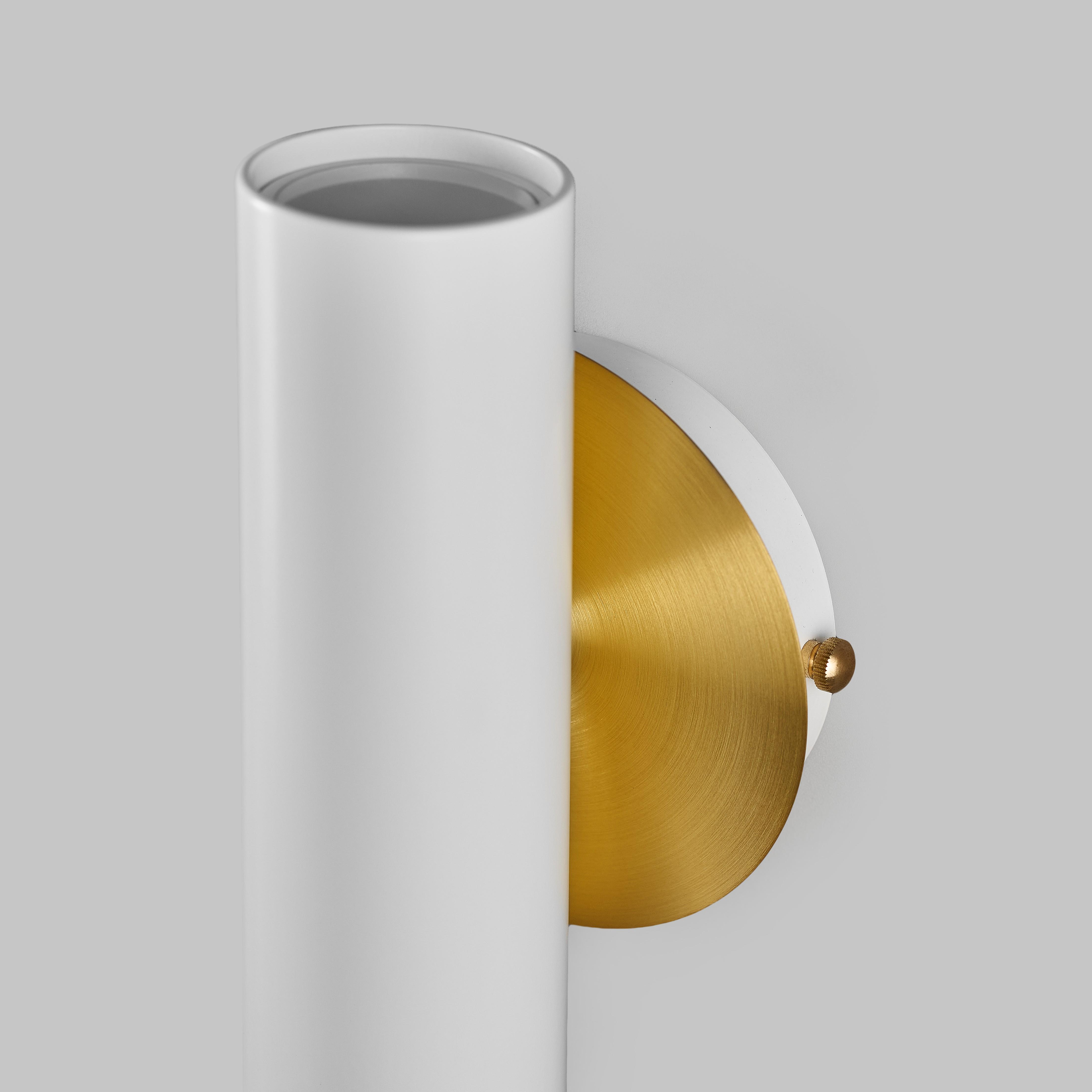 Настенный двойной светильник с деталями из латуни Brass Бра для ванной или спальни White (BRASS2) - фото 5 Настенный двойной светильник с деталями из латуни Brass Бра для ванной или спальни White (BRASS2) - фото 5