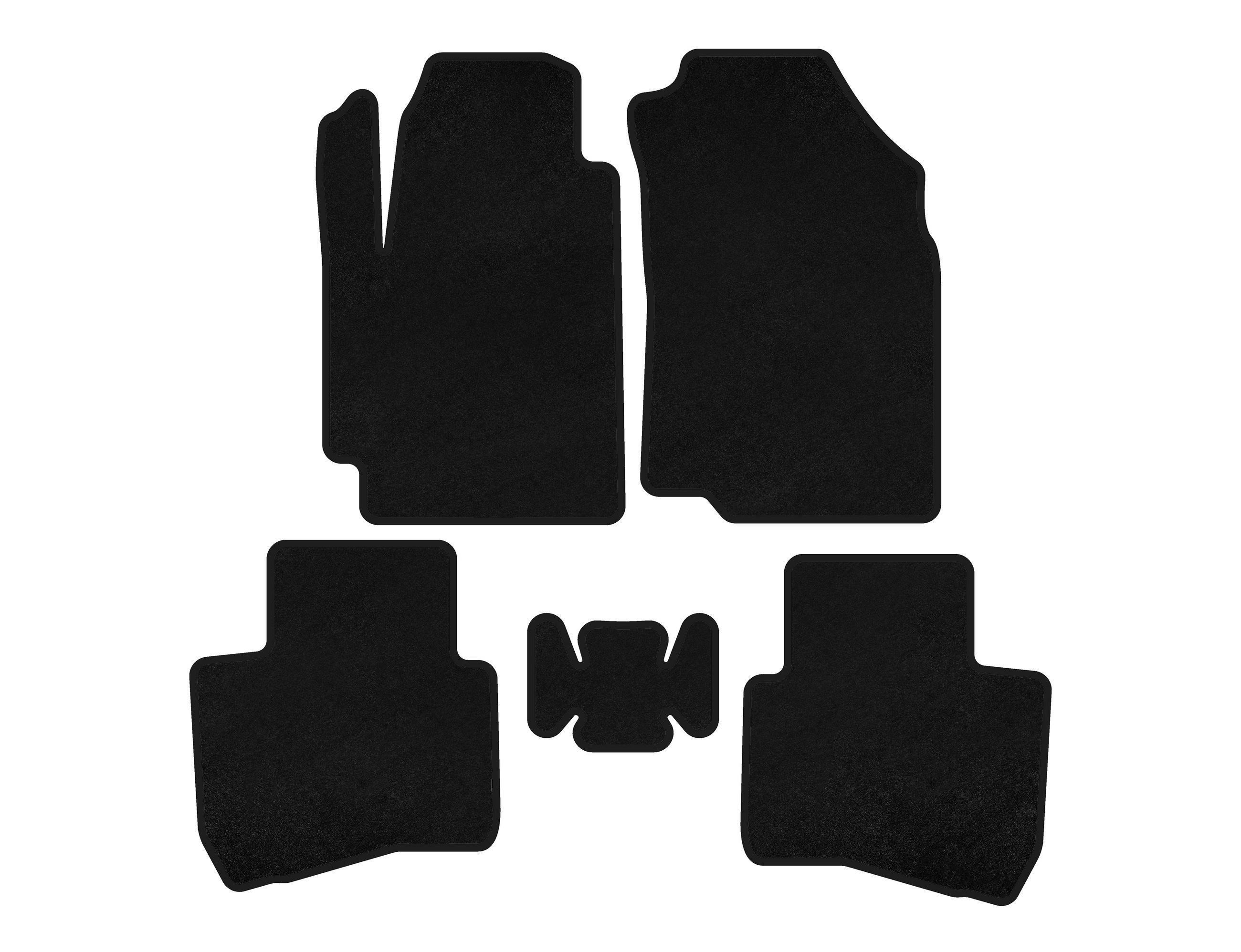 Коврики Digital Designs Classic для JAC S2 2014-2020 гг. ткань Черный (135987)