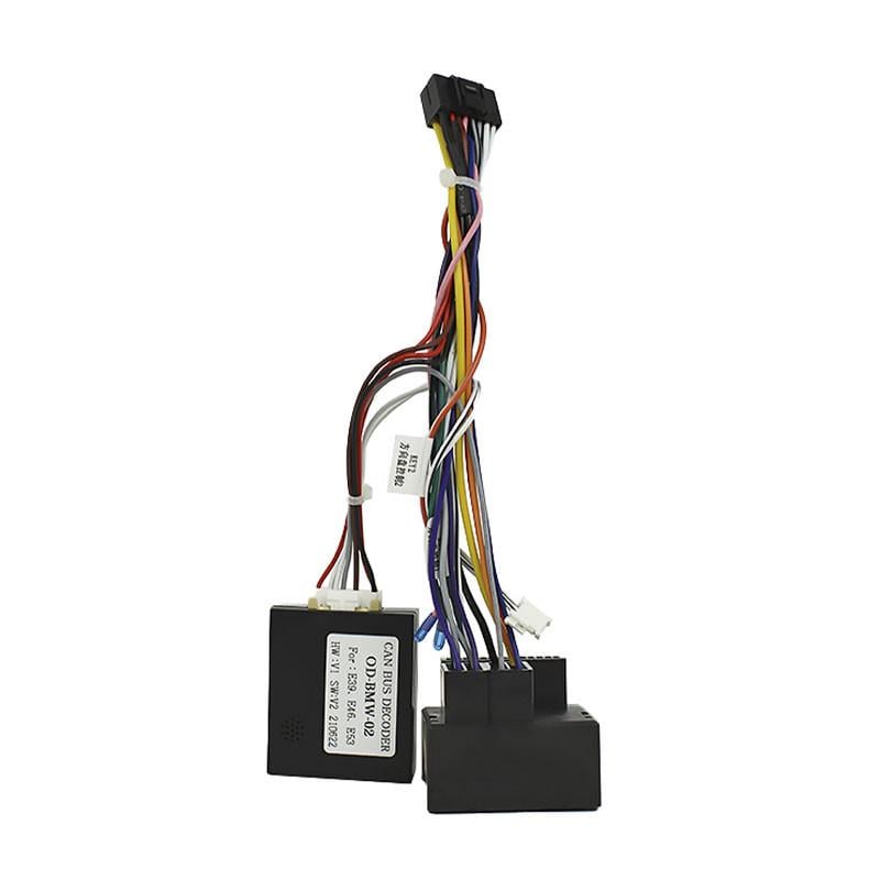 Адаптер штатного усилителя FEELDO для BMW E53 X5 /E39 5 series + CAN-BUS (6437) фишка