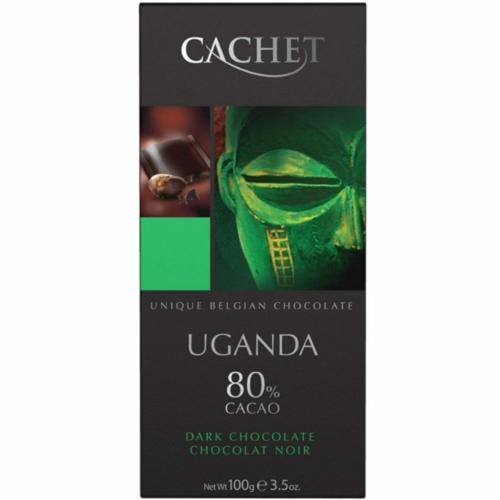 Шоколад Чорний Cachet Dark Uganda какао 100 г (21406)