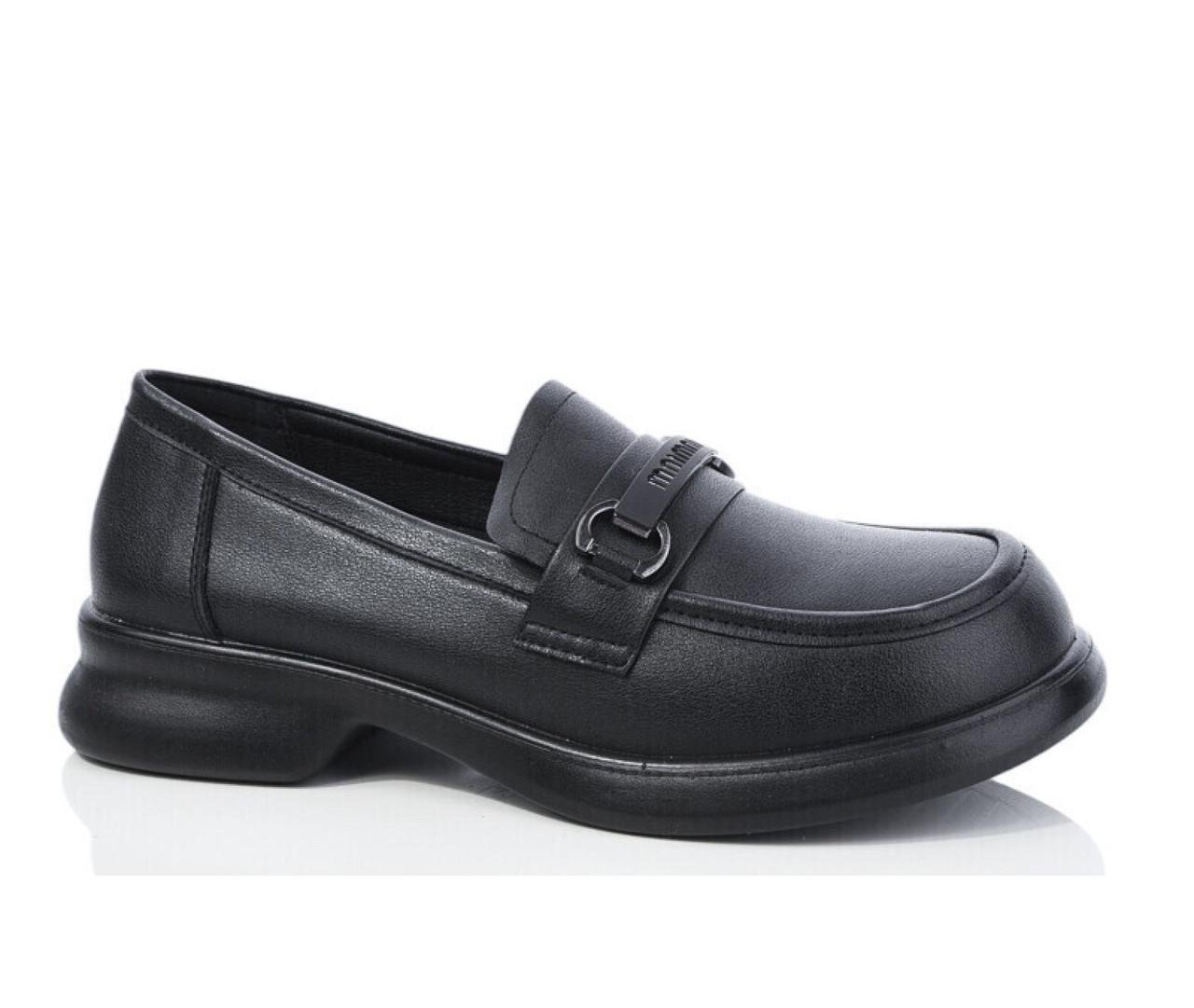 Лоферы для девочек WSMR A9792 р. 41 Черный