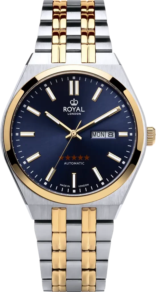 Наручные часы мужские Royal London 41528-08 со стальным корпусом WR 50 м Синий (3145756553)