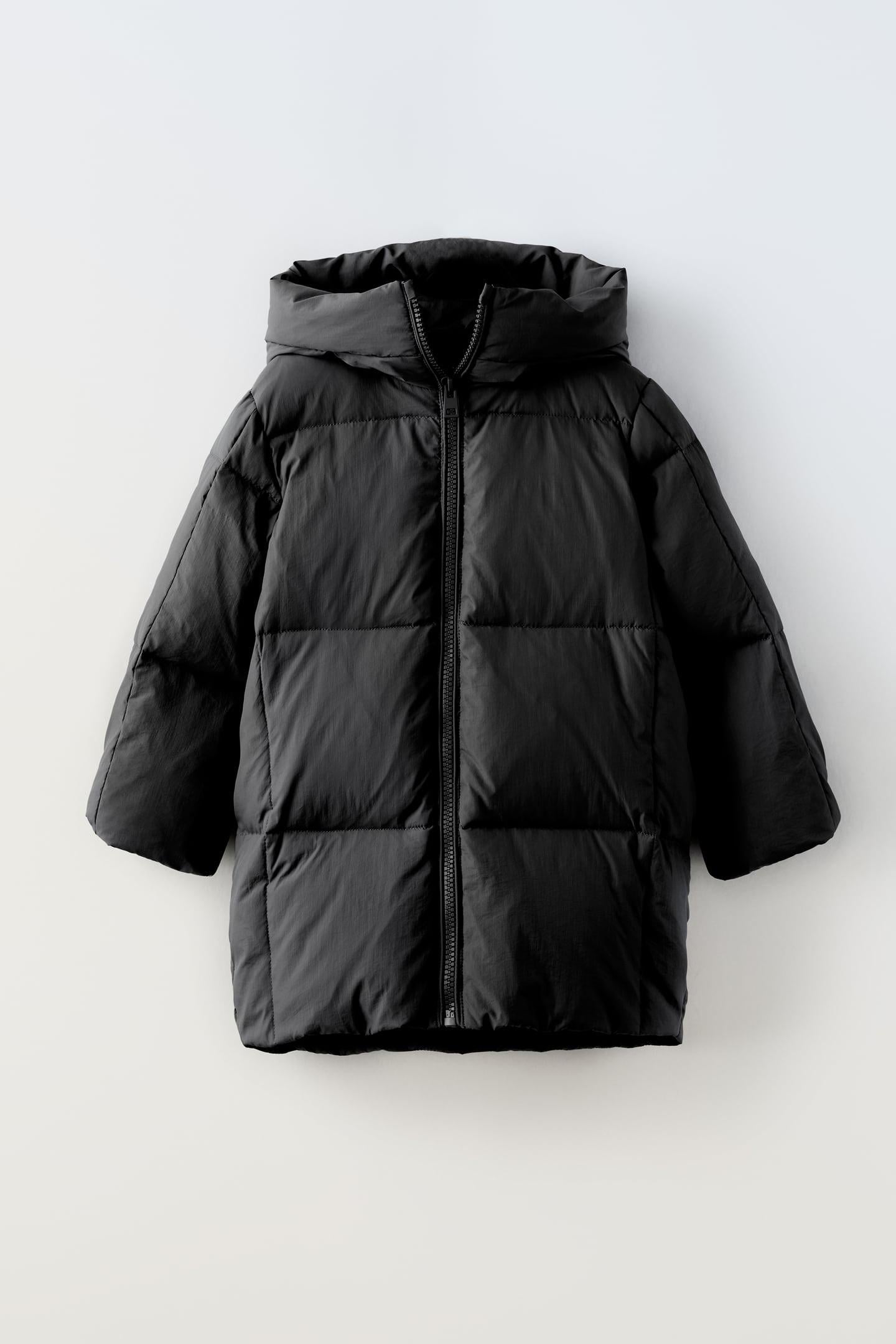 Куртка для девочки Zara зимняя 164 см Черный (0562720800)