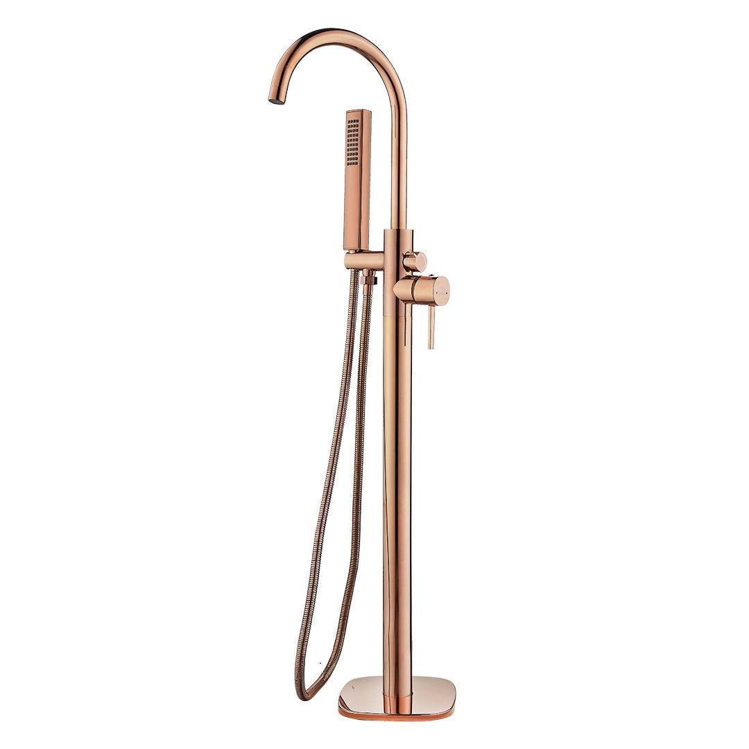 Смеситель Laveo POLA для напольной ванны Розовое золото (BAP_811S) Смеситель Laveo POLA для напольной ванны Розовое золото (BAP_811S)