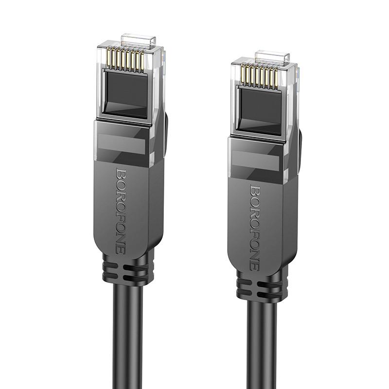 Кабель сетевой RJ45 Borofone BUS01 для интернета Cat6/1Gbps/3 м - фото 3