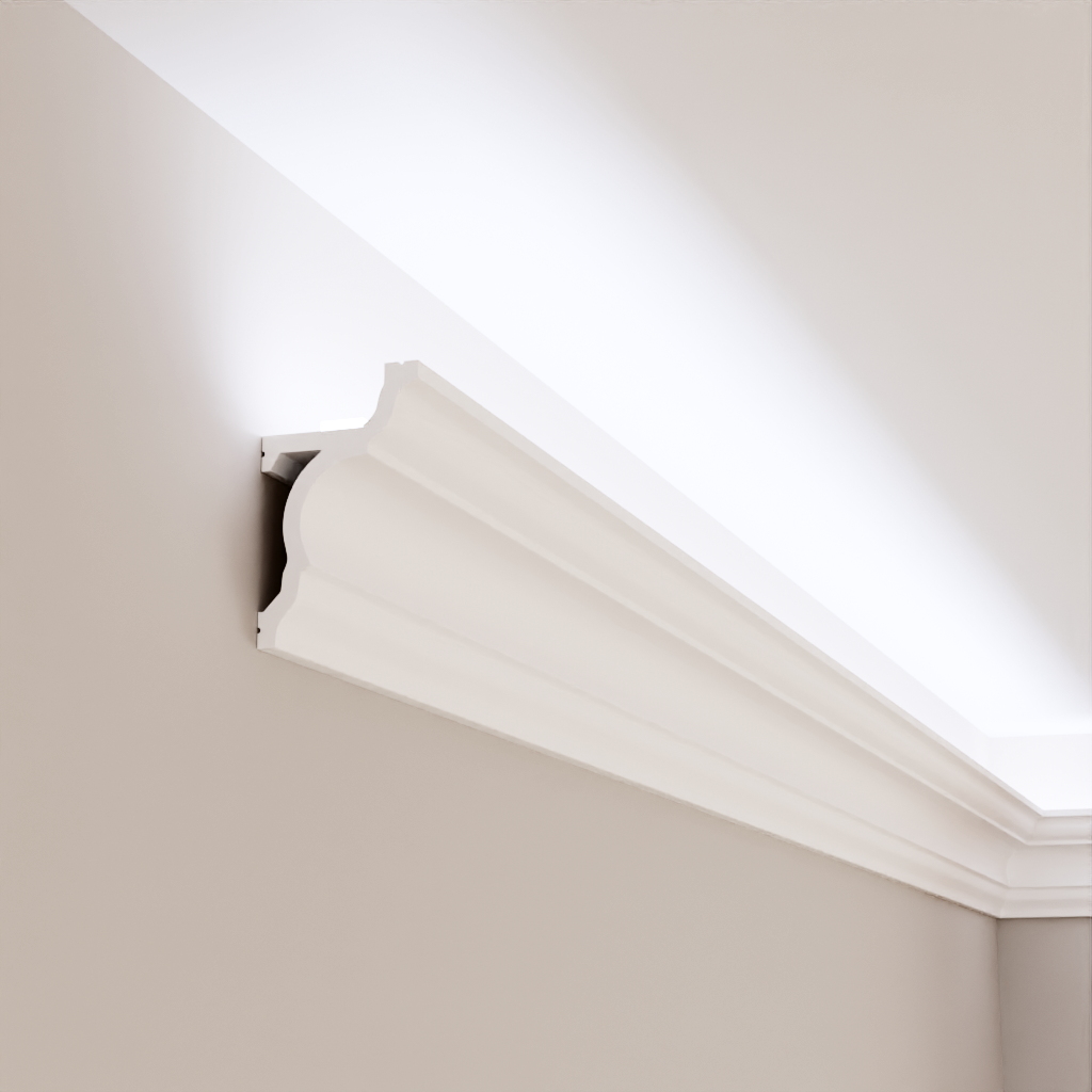Карниз дюрополимерный Grand Decor KH 916 для LED освещения 62x37x2000 мм (25400466)