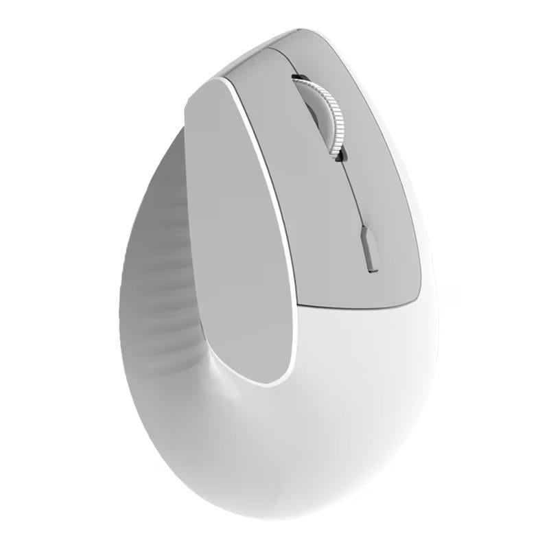 Мышь беспроводная эргономичная Ajazz I300 2.4G Bluetooth Белый (3125363466)