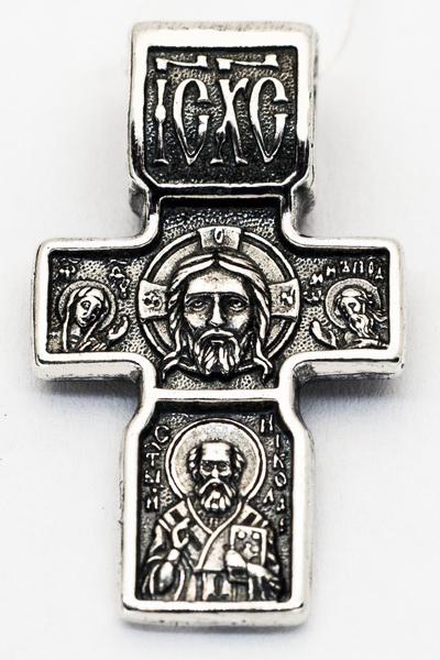 Православний Хрест чоловічий Спас Нерукотворний Святитель Миколай Архангел Михайло