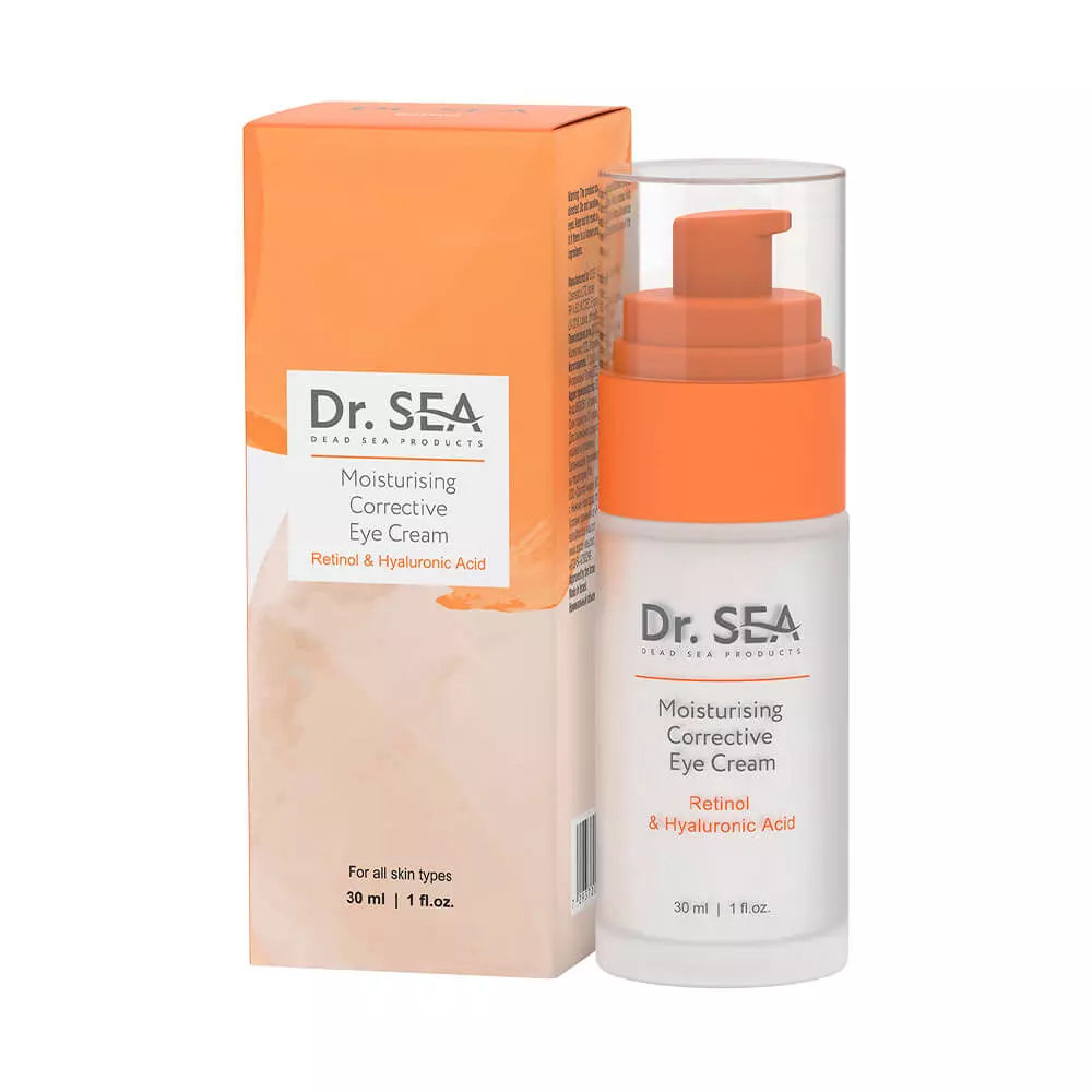Крем для кожи вокруг глаз увлажняющий Dr.Sea корректирующий с ретинолом и гиалуроновой кислотой 30 мл (7293720020417) Крем для кожи вокруг глаз увлажняющий Dr.Sea корректирующий с ретинолом и гиалуроновой кислотой 30 мл (7293720020417)