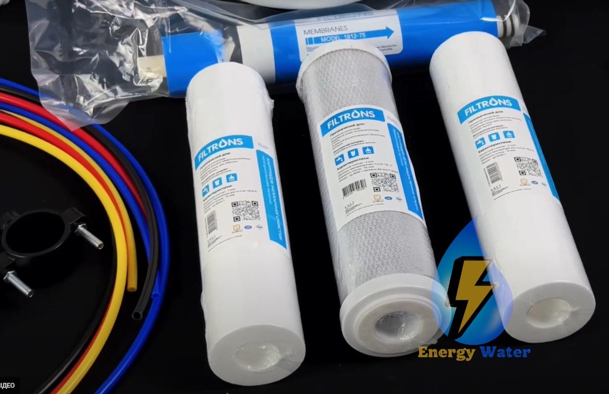 Фільтр для води зворотний осмос 6 ступінчастий Filtrons Universal з помпою та мінералізатором - фото 4 Фільтр для води зворотний осмос 6 ступінчастий Filtrons Universal з помпою та мінералізатором - фото 4