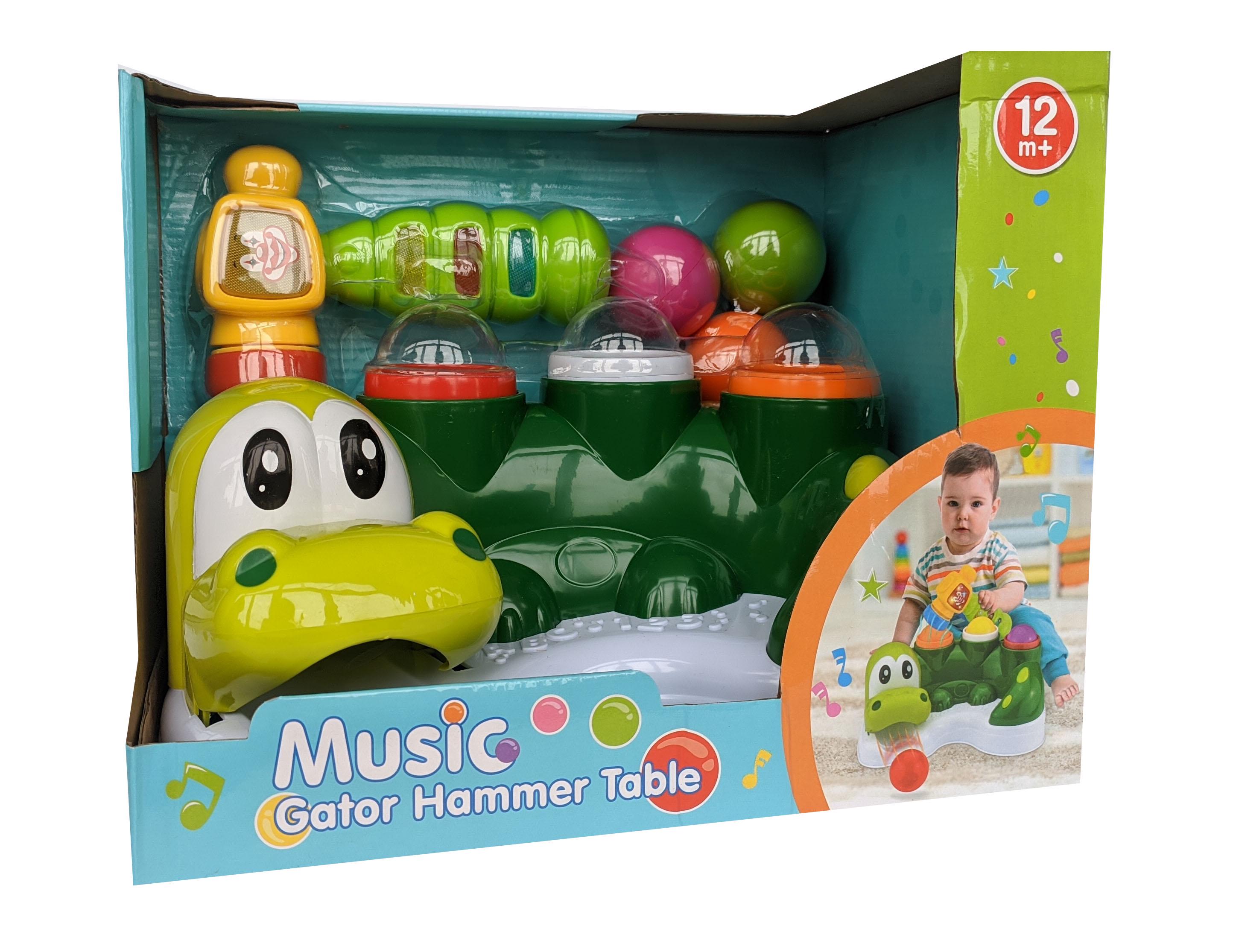 Стучалка-сортер Jia Yu Toys 29 см развивающая в виде крокодильчика (91878) - фото 11