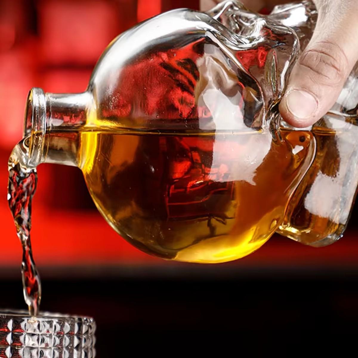 Набор графин с рюмками KITUA Череп 7 предметов - фото 8