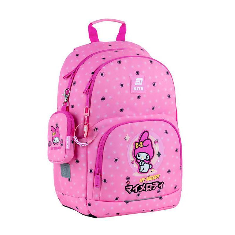 Рюкзак школьный KITE Education Hello Kitty 40x29x14 см 12 л Розовый (HK25-585M-2)