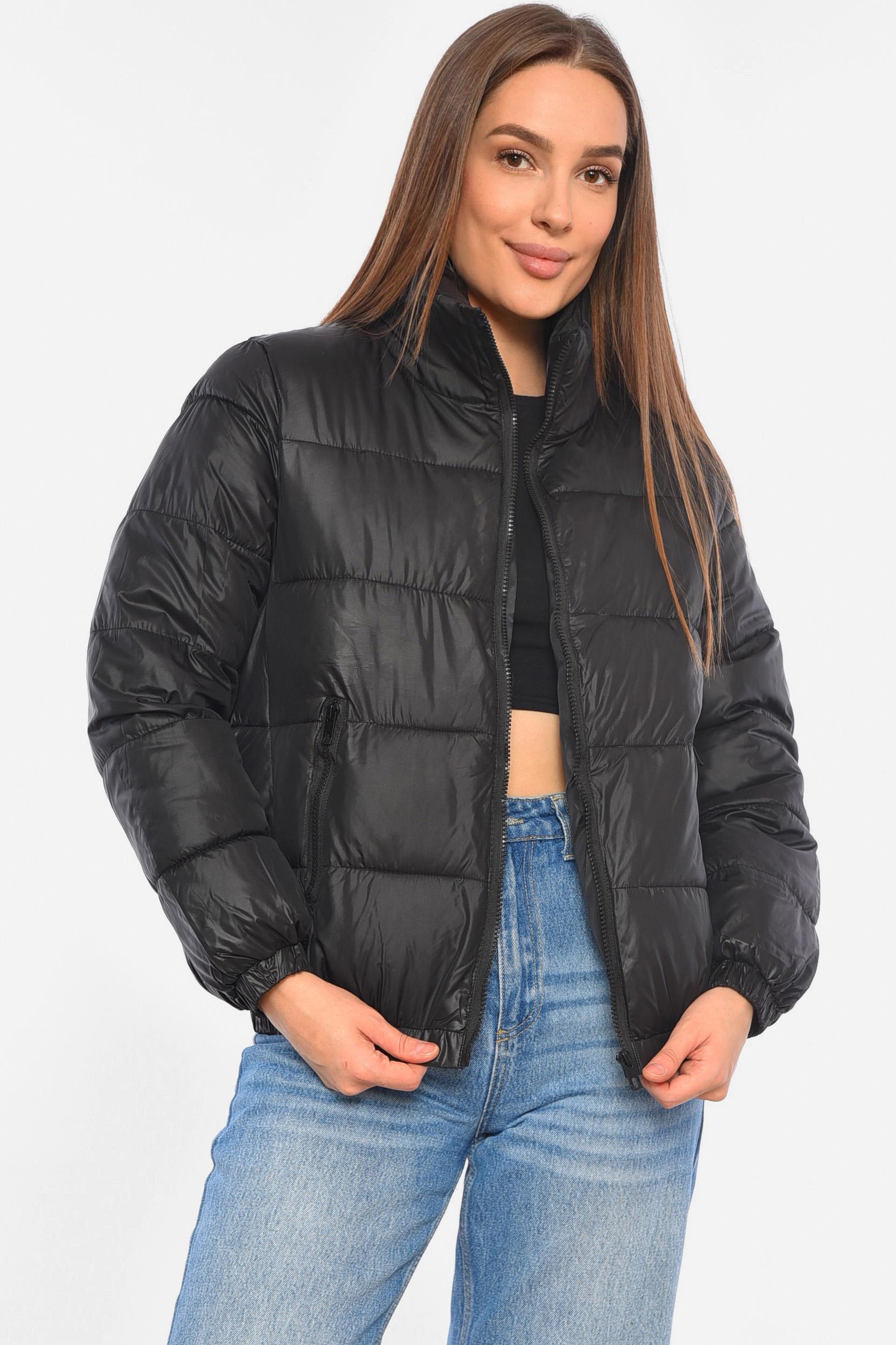 Куртка жіноча демісезонна L Чорний (192041) - фото 2 Куртка жіноча демісезонна L Чорний (192041) - фото 2