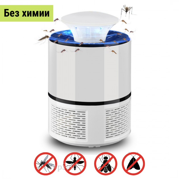 Уничтожитель насекомых Mosquito Killer Lamp Белый (cc928d7c) - фото 2