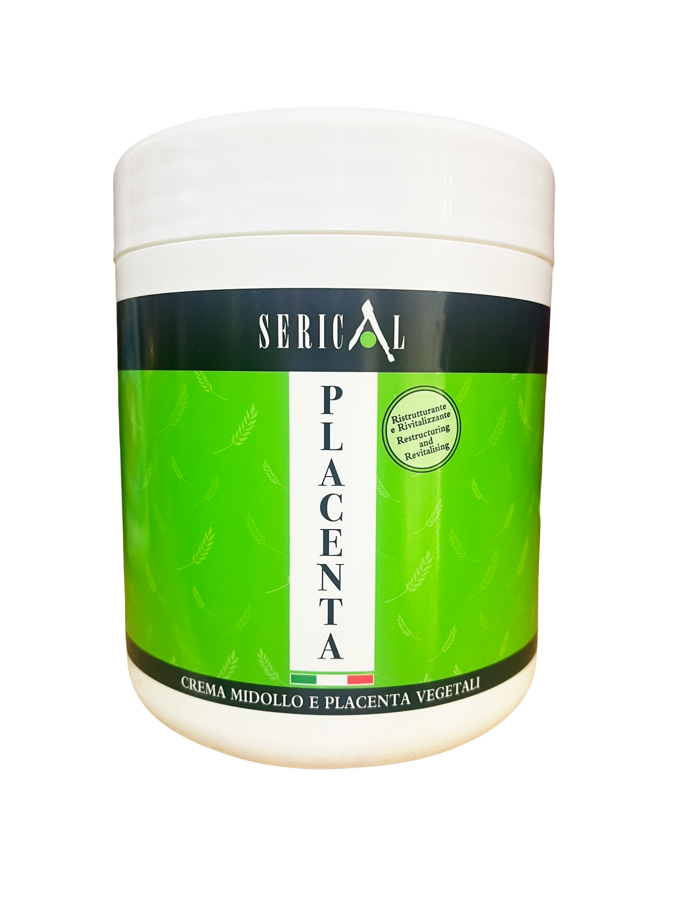 Крем из растительной сердцевины и плаценты Serical для реструктуризации и объема поврежденных волос 1000 мл (133351)